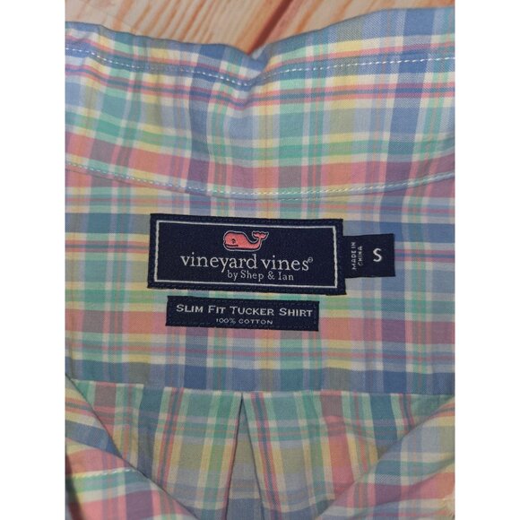 Vineyard Vines Mens Classic Slim Fit Tucker Shirt Small - Picture 5 of 6